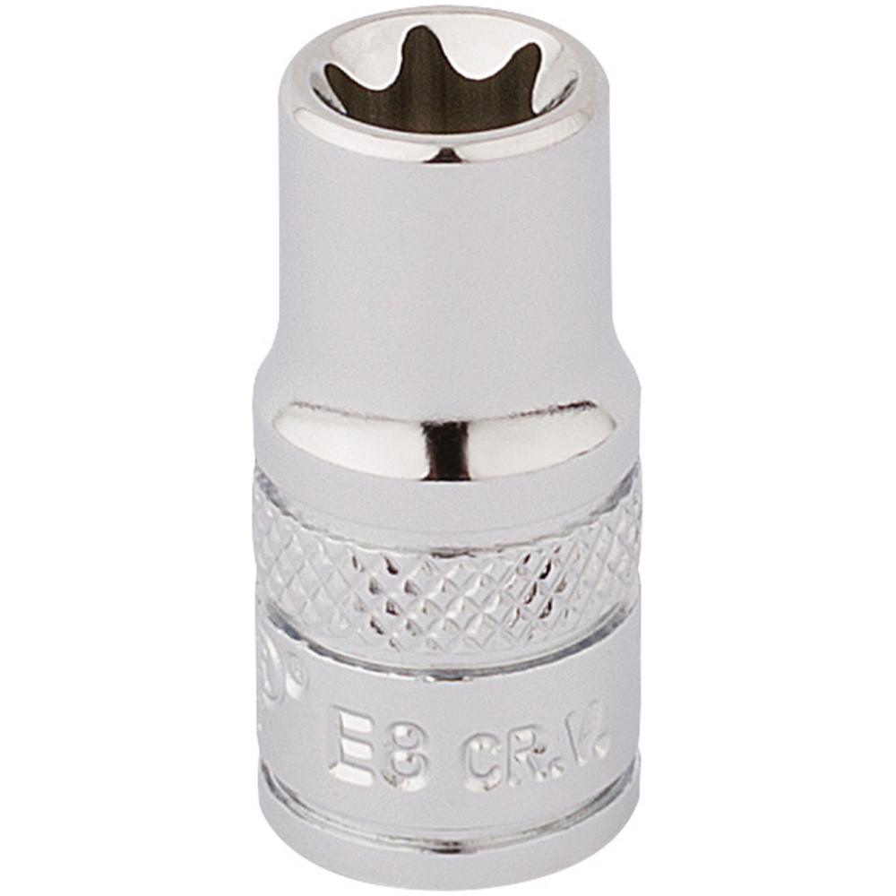 Draper 1/4" Drive Torx Socket 1/4" E8