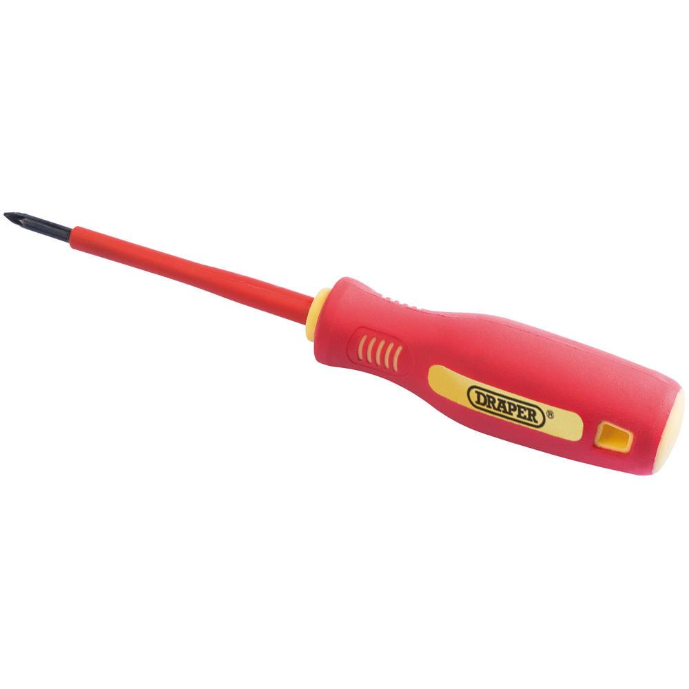 Draper VDE Insulated Phillips Screwdriver PH0 75mm
