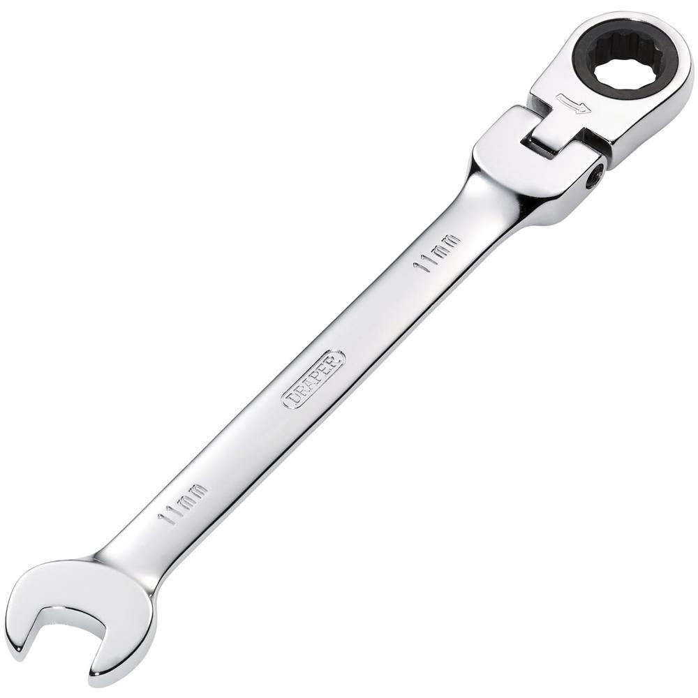 Draper Hi Torq Flexible Ratchet Combination Spanner 11mm