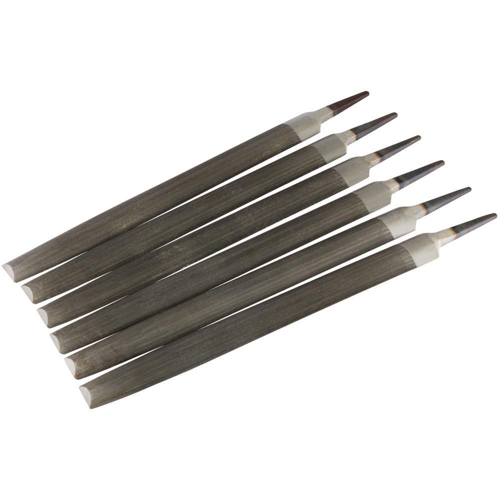 Draper Half Round File 12" / 300mm Smooth (Fine) Pack of 6