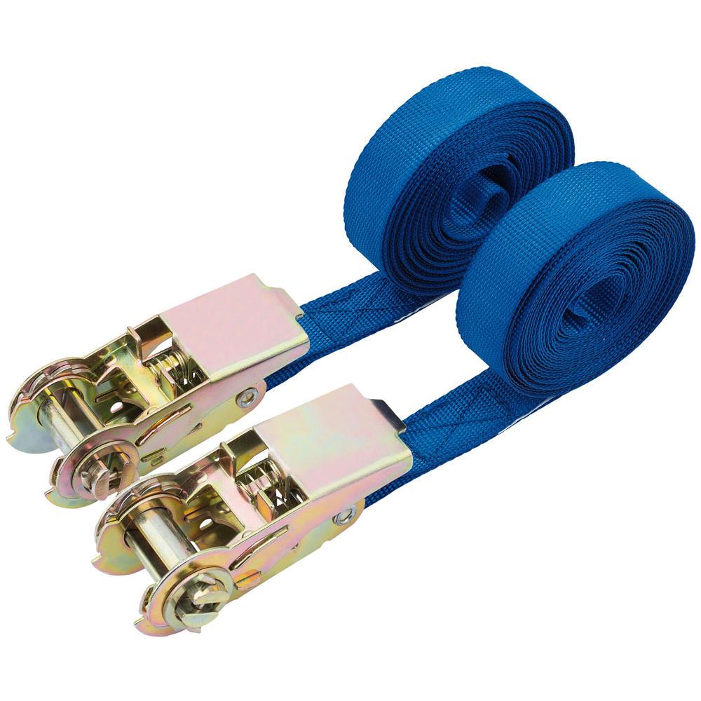 Draper 2 Piece Ratchet Tie Down Straps Set