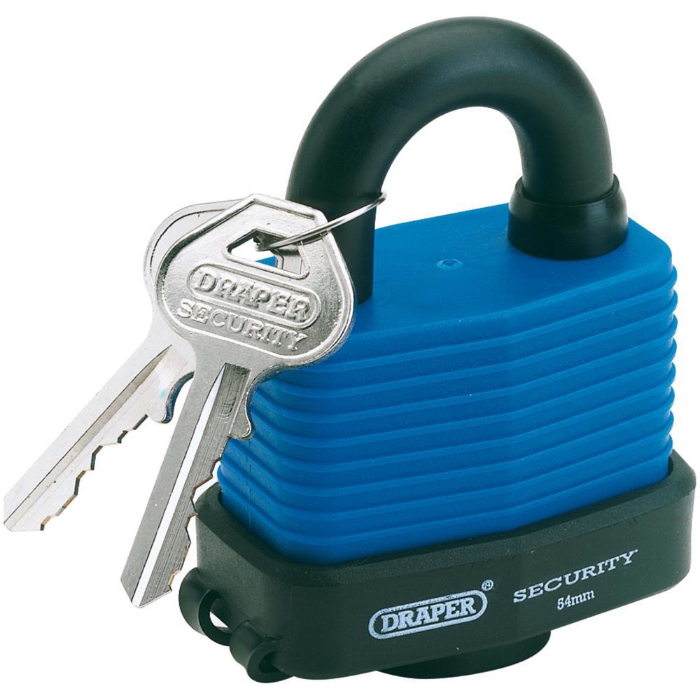 Draper Laminated Steel Padlock 54mm Standard