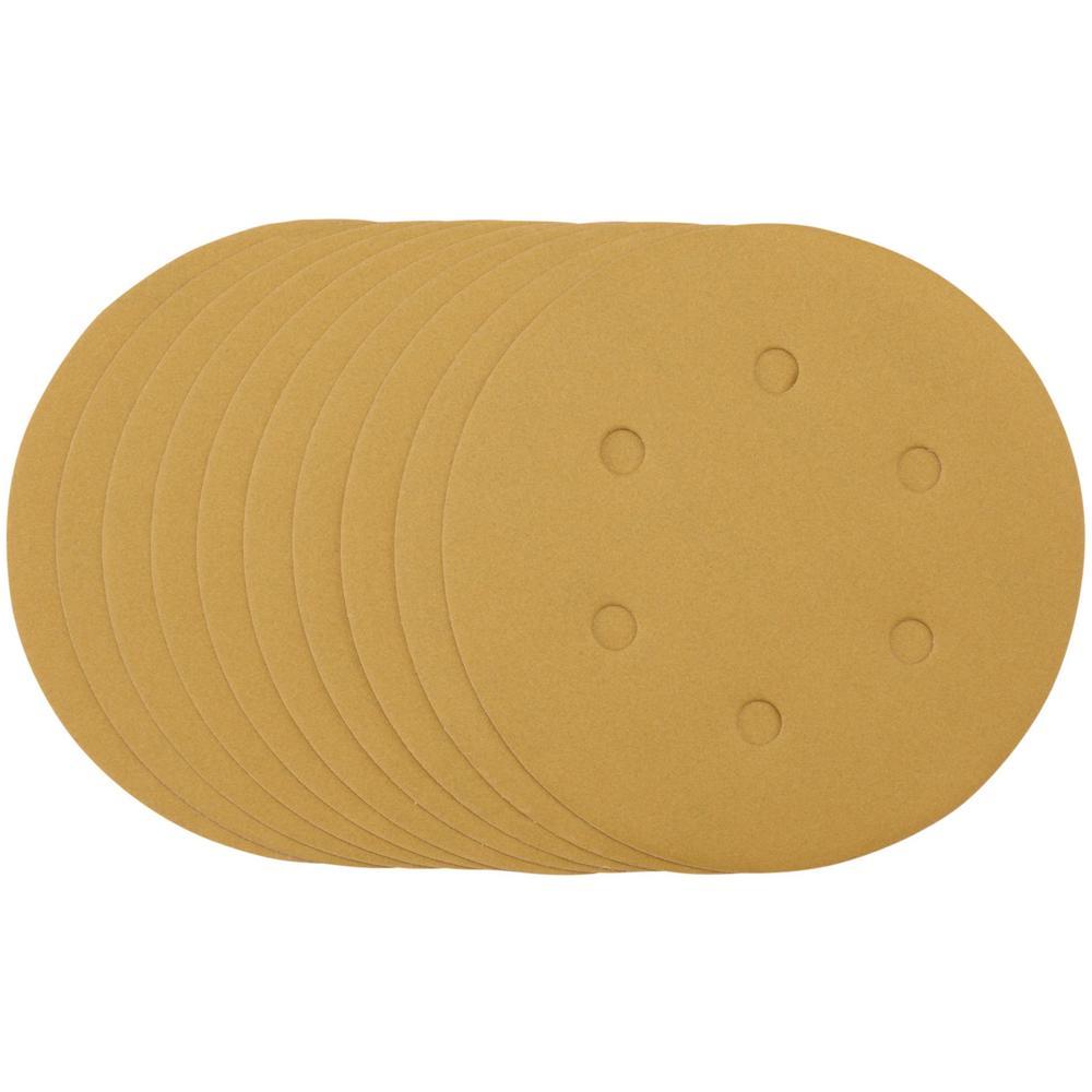 Draper Gold Hook and Loop Sanding Discs 150mm