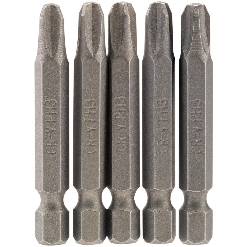 Draper Phillips Screwdriver Bit PH3 50mm Pack of 5