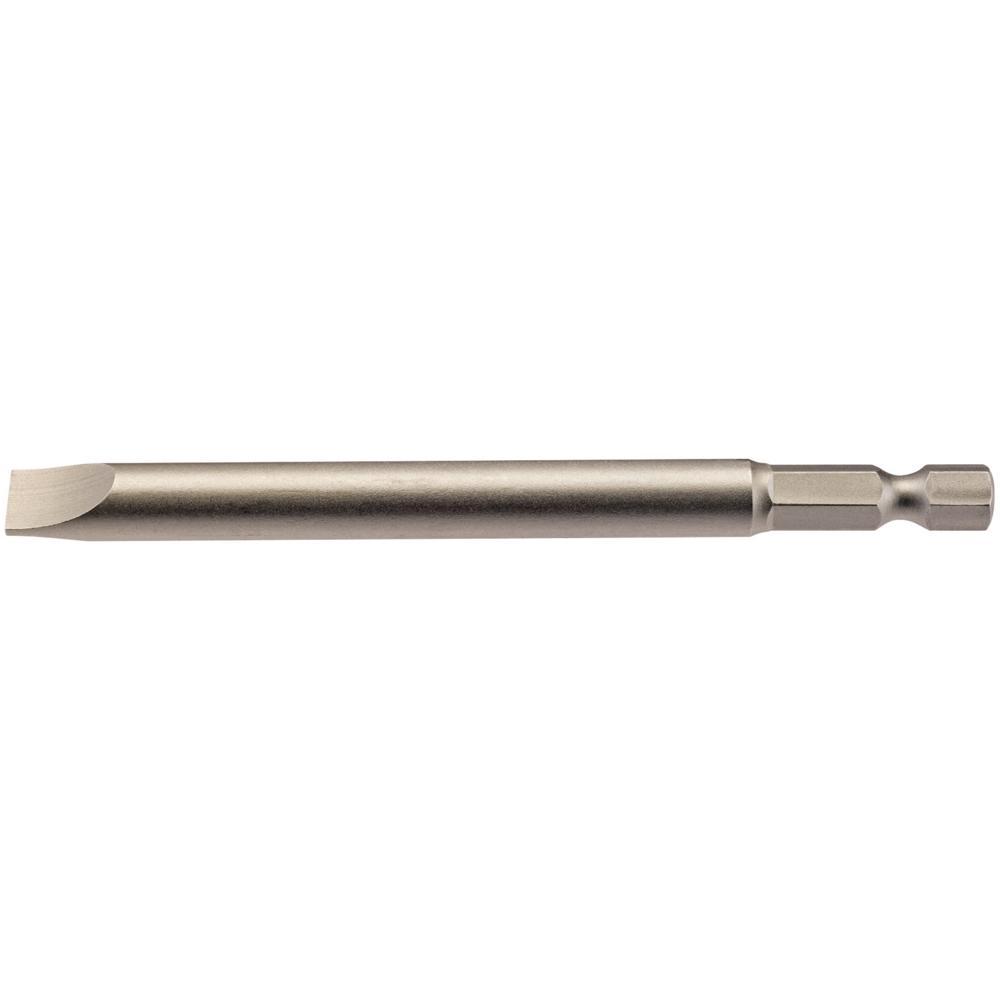 Draper Slotted Screwdriver Bit 8mm 100mm Pack of 1