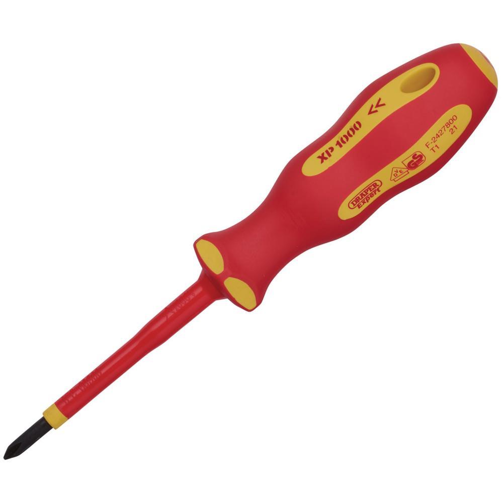 Draper Expert Ergo Plus VDE Insulated Phillips Screwdriver PH1 80mm