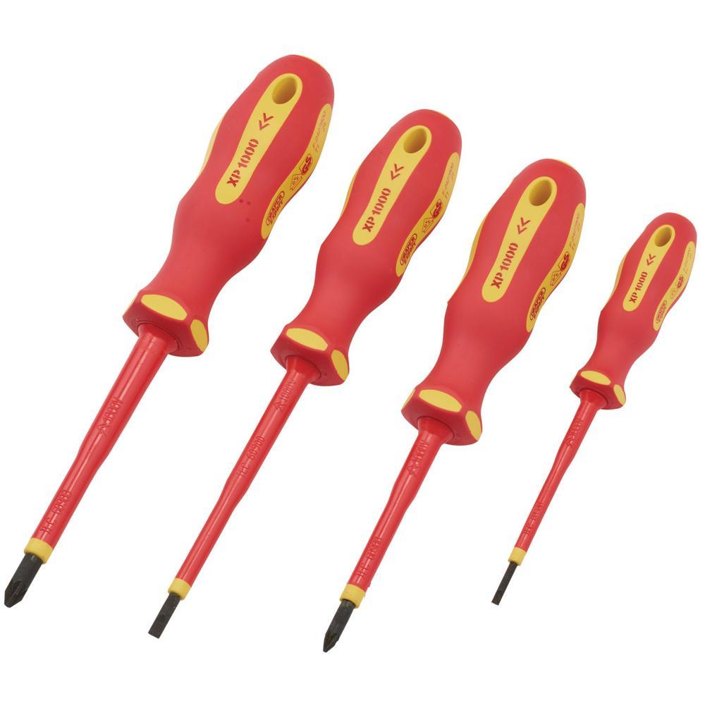 Draper Expert 4 Piece Ergo Plus VDE Insulated Screwdriver Set