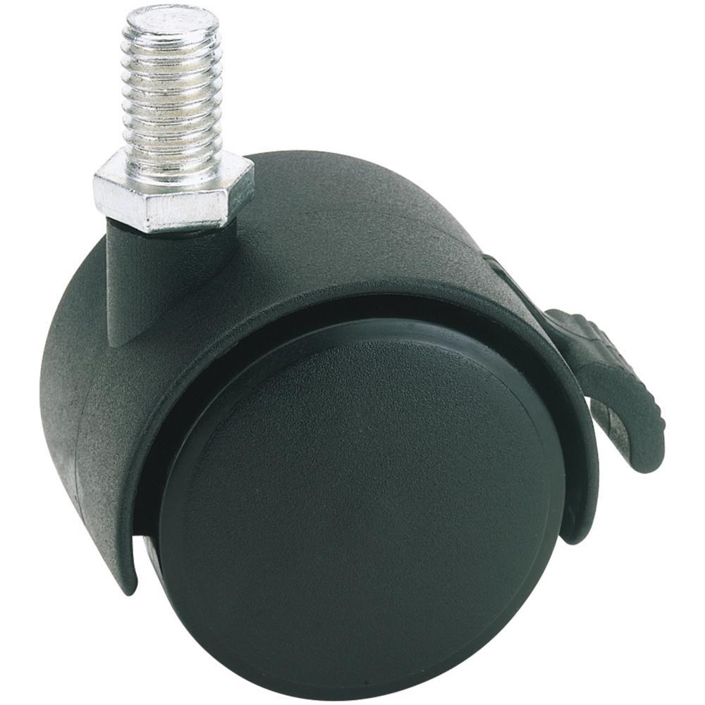 Draper Twin Nylon Wheeled Castor and Brake