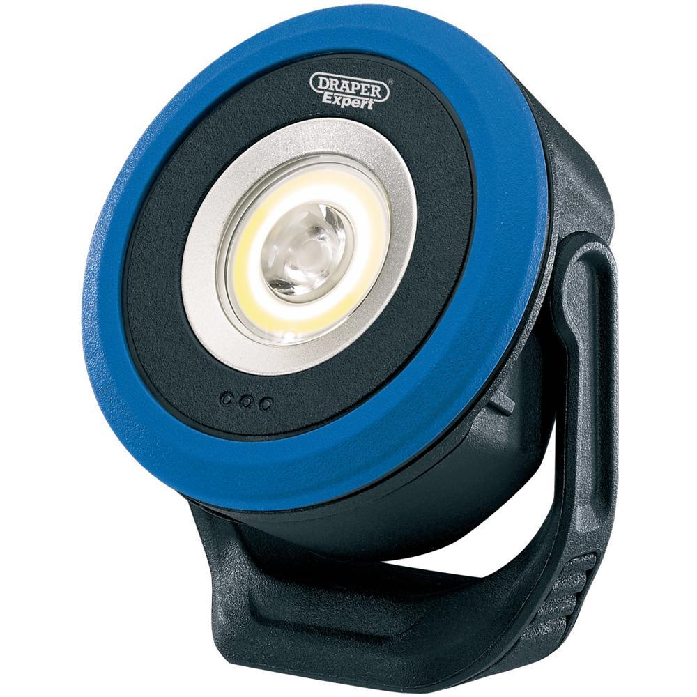 Draper COB SMD LED Wireless/USB Rechargeable Mini Flood Light Blue