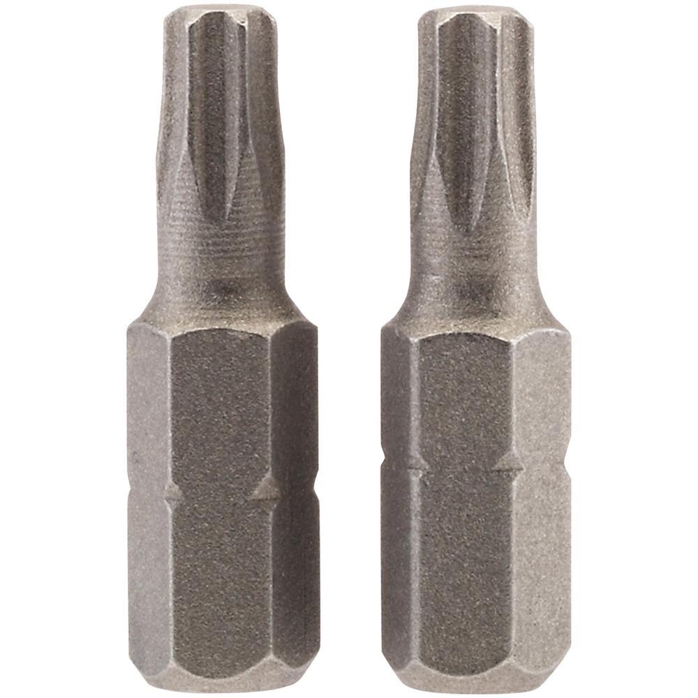 Draper Torx Screwdriver Bits T25 25mm Pack of 2