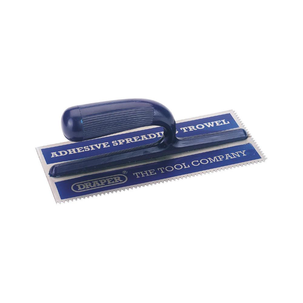 Draper Adhesive Spreading Trowel 10 4" 1/2"