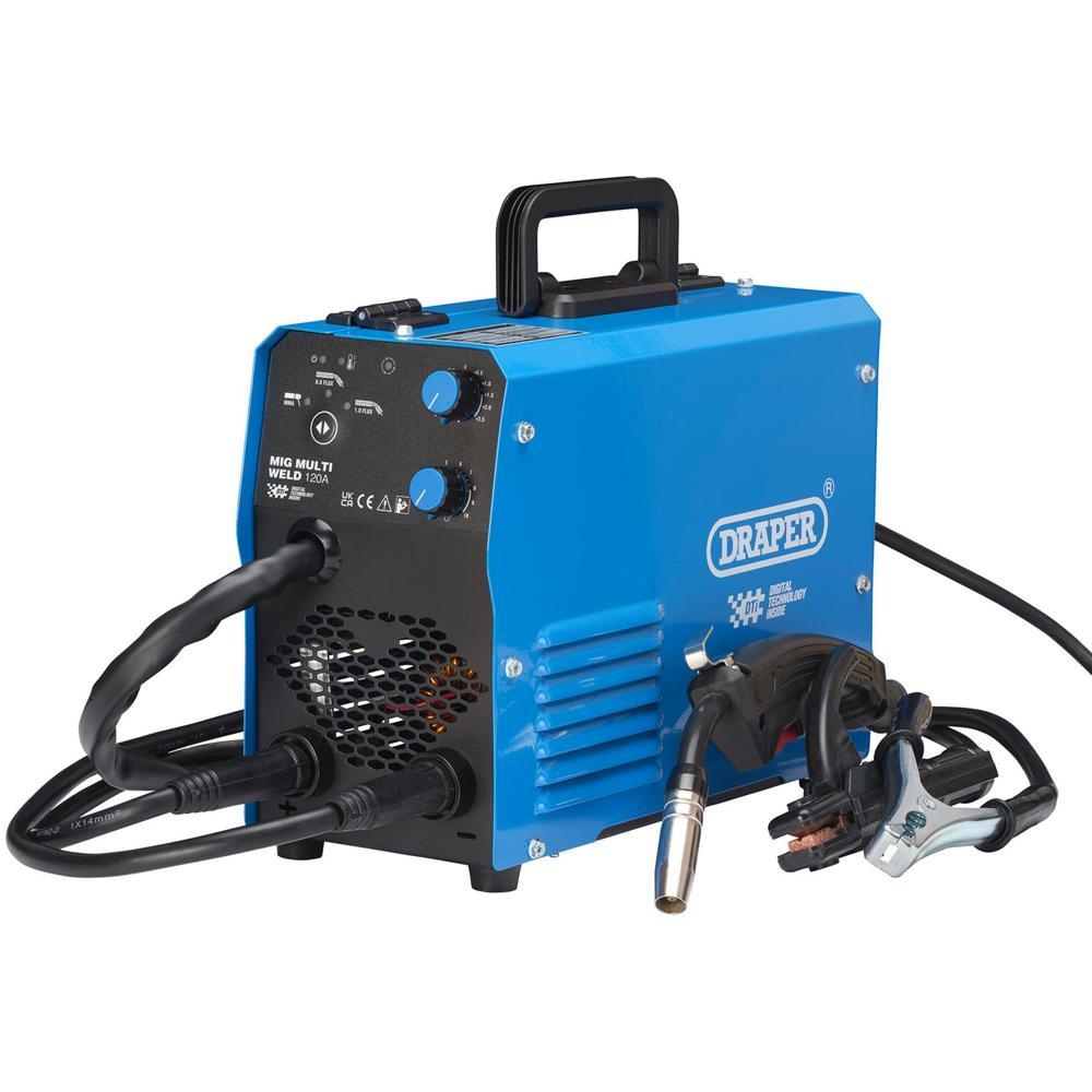 Draper 70049 Gasless MIG Inverter Multi Welder DTi 240v