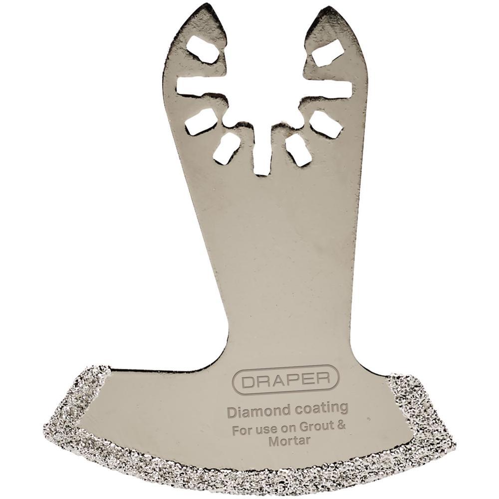 Draper OIS Oscillating Multi Tool Diamond Grout and Mortar Blade 52mm Pack of 1