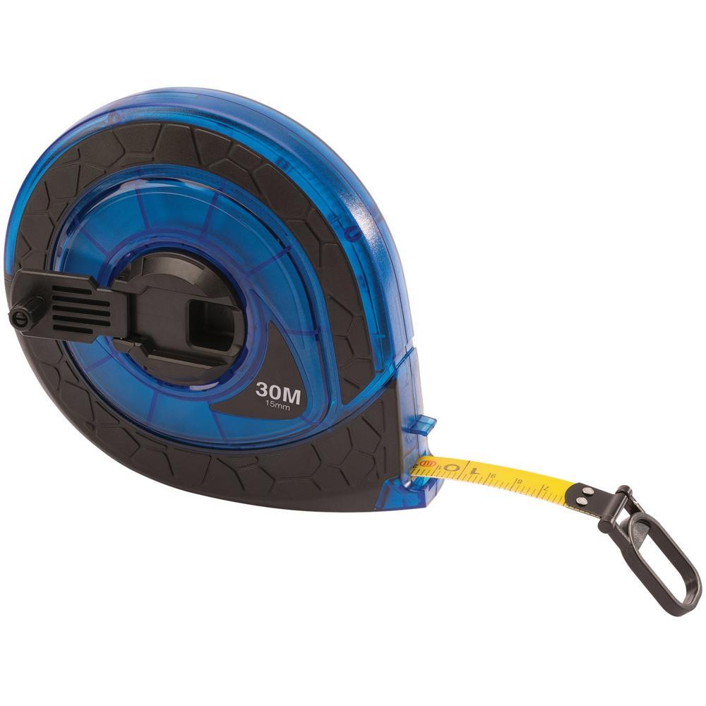 Draper Fibreglass Tape Measure Imperial & Metric 100ft / 30m 15mm