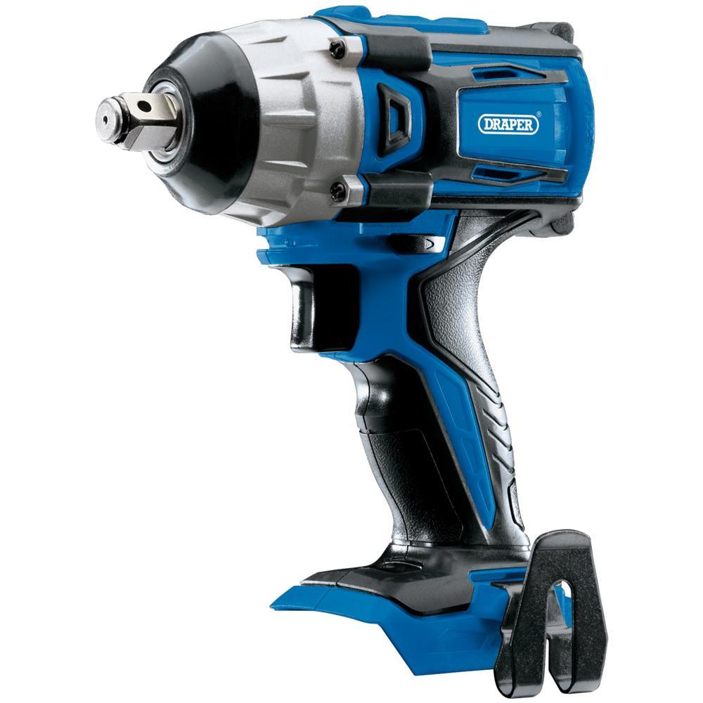 Draper D20IW250 20v Cordless Brushless 1/2" Drive Impact Wrench No Batteries No Charger No Case