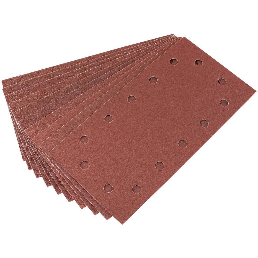 Draper Aluminium Oxide Sanding Sheets 115mm x 228mm Assorted Pack of 10