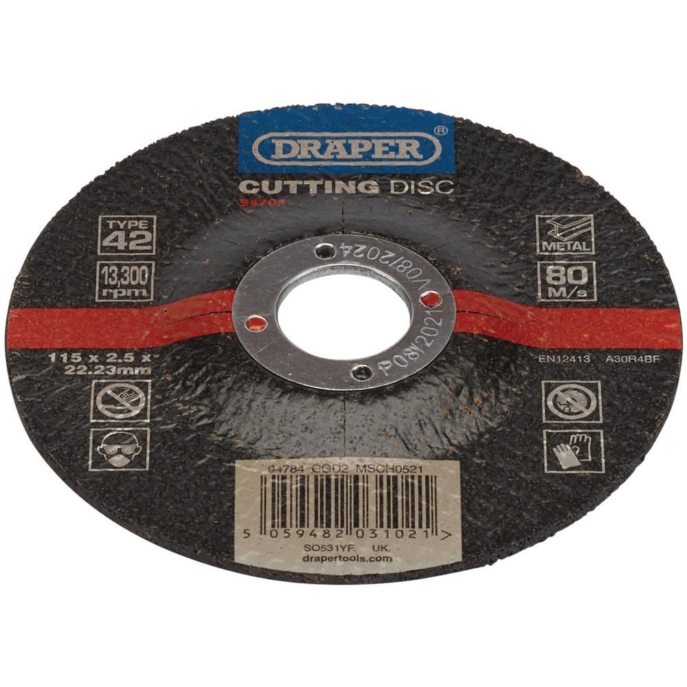 Draper DPC Depressed Centre Metal Cutting Disc