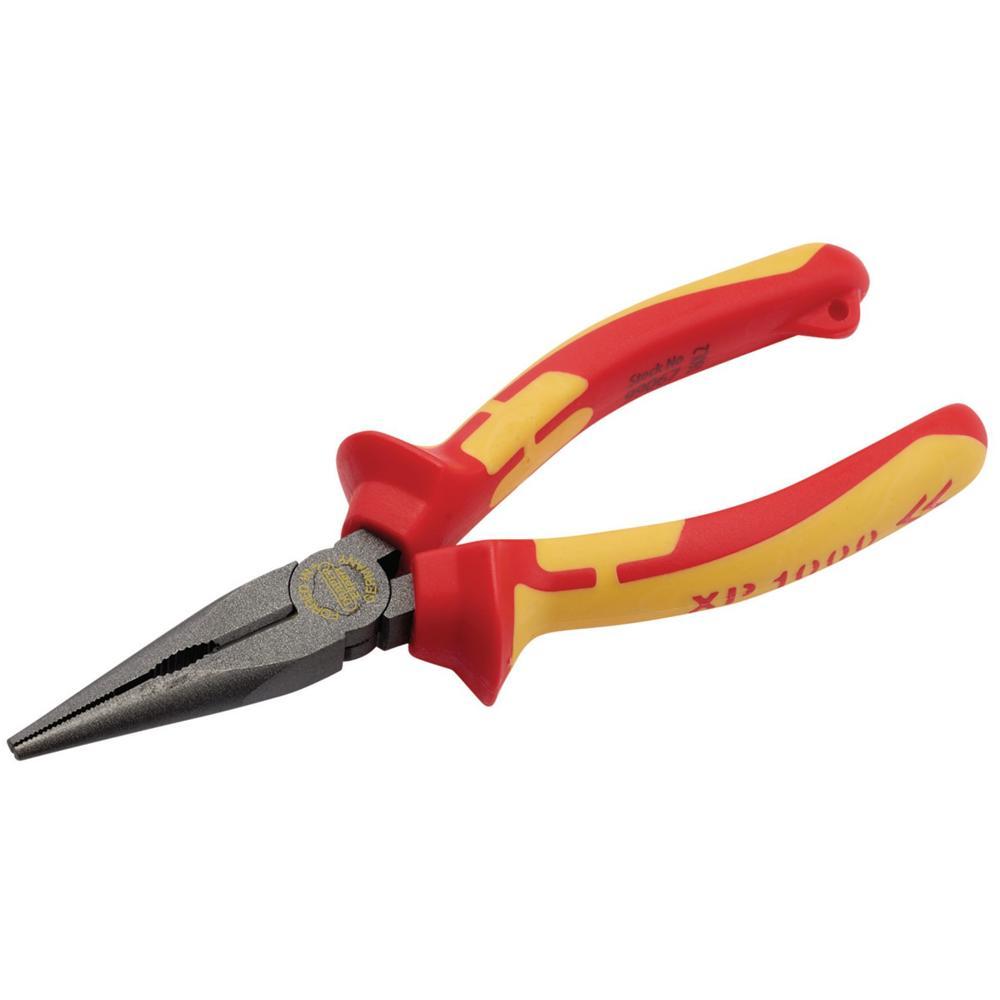 Draper XP1000 VDE Insulated Tethered Long Nose Pliers 160mm