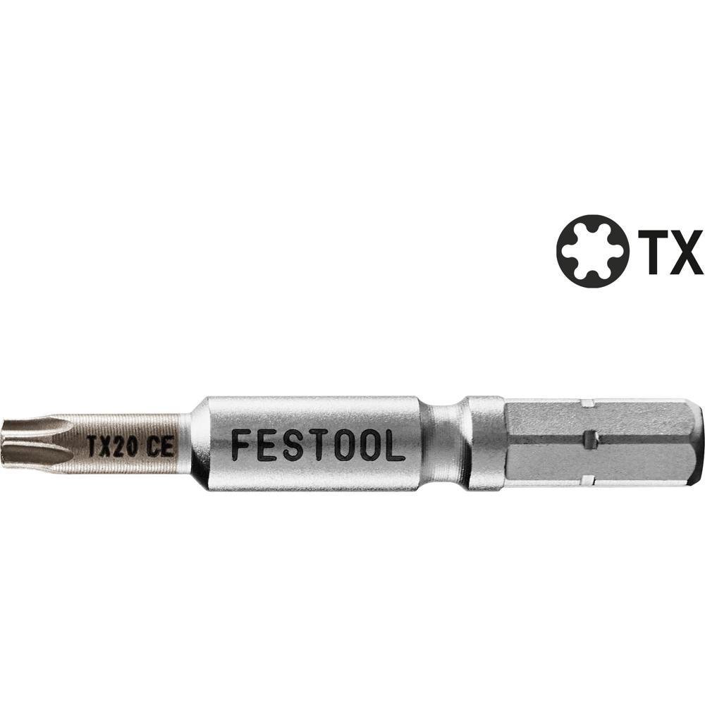 Festool Centrotec Torx Screwdriver Bits T20 50mm Pack of 2