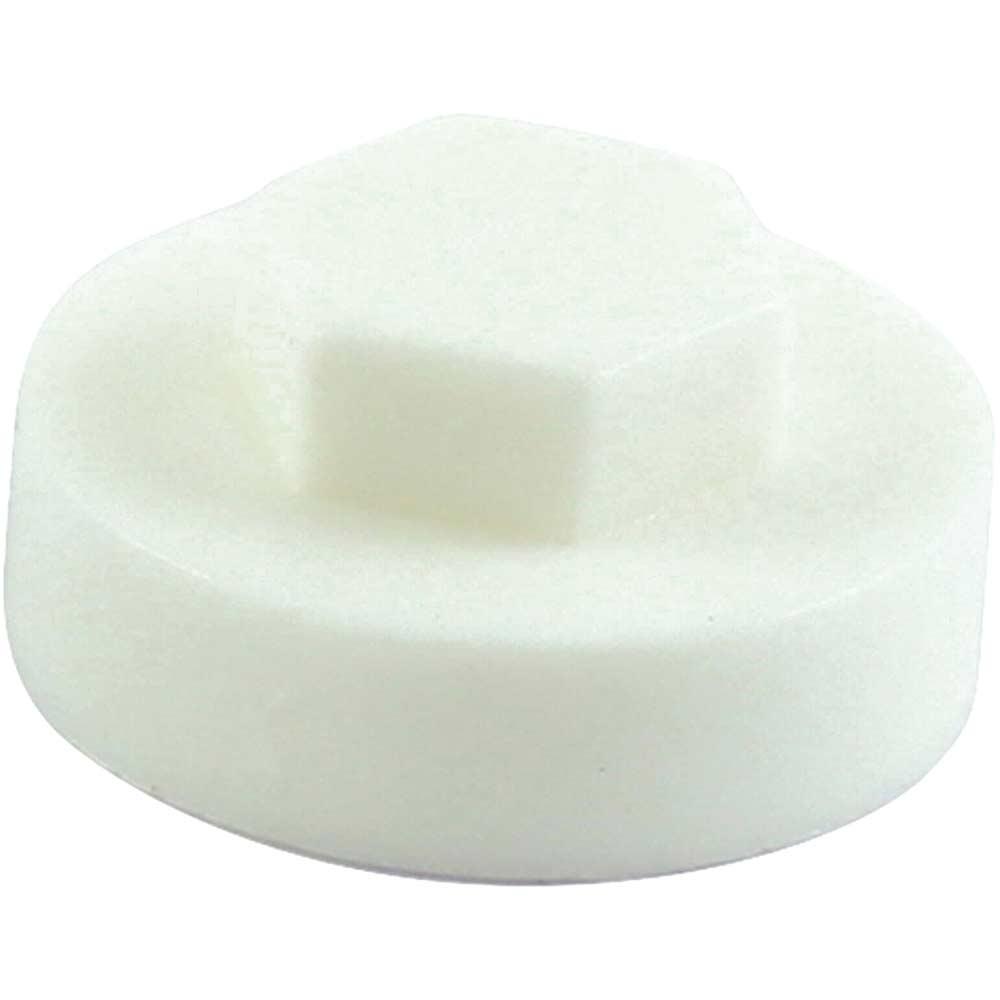Colour Match Hexagon Screw Cover Cap 5/16" x 19mm White Pack of 1000
