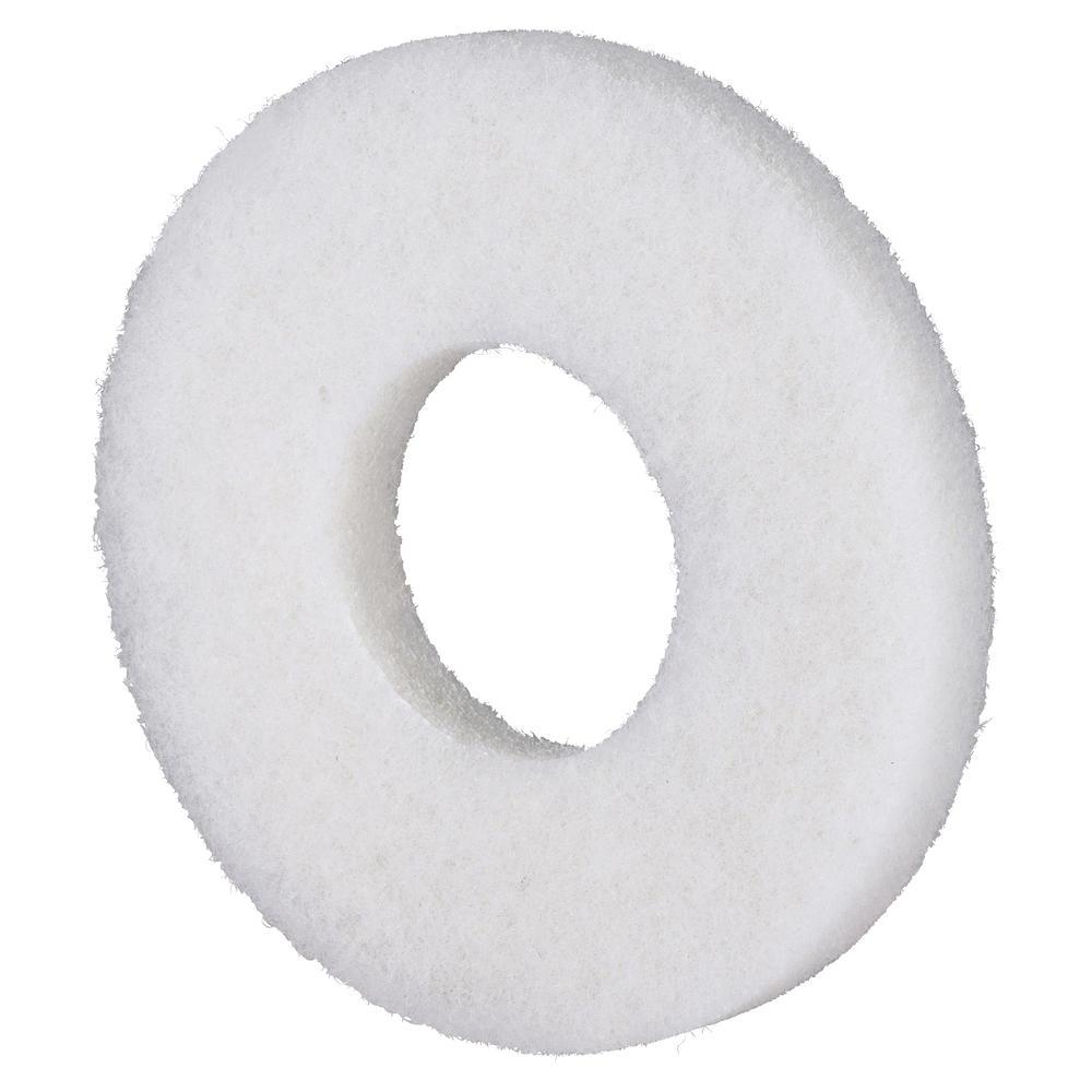 Makita Felt Floor Pad 200 Set for PS001G Scrubber Polisher White