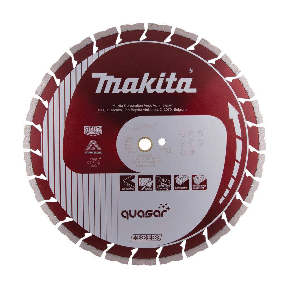 Makita Quasar Stealth Dry & Wet Diamond Wheel Cutting Disc 400mm 3mm Pack of 1