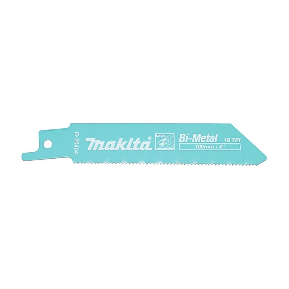 Makita Bi-Metal Metal Cutting Reciprocating Sabre Saw Blades 100mm Pack of 5
