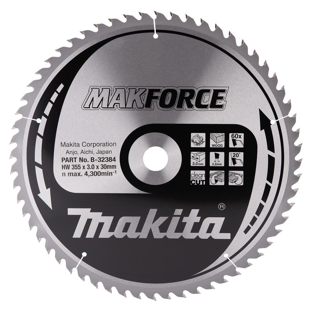 Makita MAKFORCE Circular Saw Blade for Wood Cutting