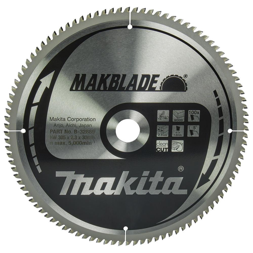 Makita MAKBLADE Circular Saw Blade for Wood Cutting 305mm 100T 30mm