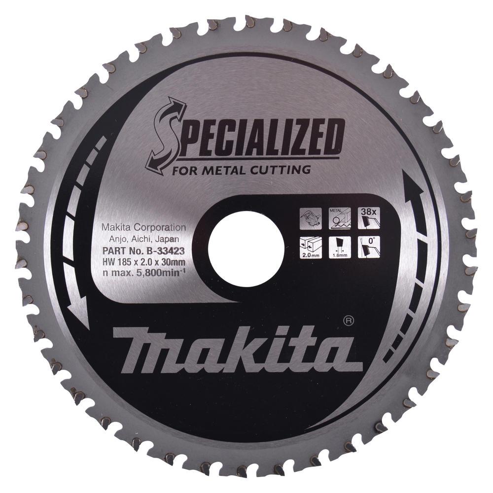 Makita SPECIALIZED Circular Saw Blade for Mild Steel Cutting 185mm 38T 30mm