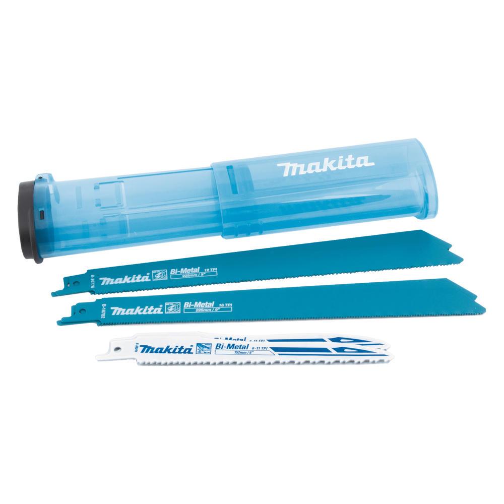 Makita 6 Piece Metal Cutting Reciprocating Sabre Saw Blade Set