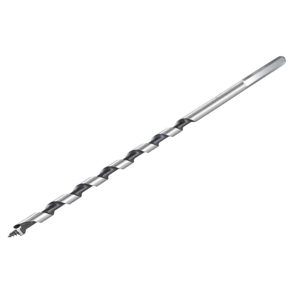 Makita Hex Shank Wood Auger Drill Bit 6mm 200mm Pack of 1