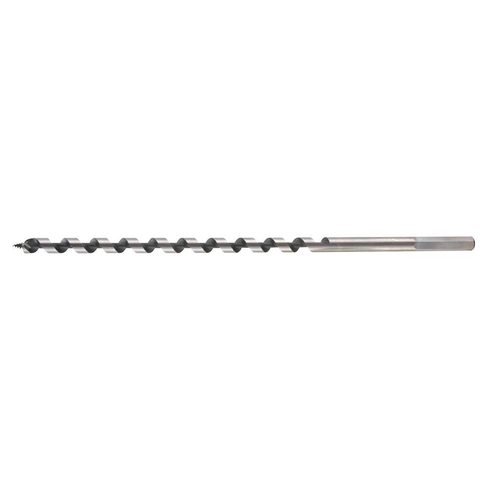 Makita Hex Shank Wood Auger Drill Bit 8mm 200mm Pack of 1