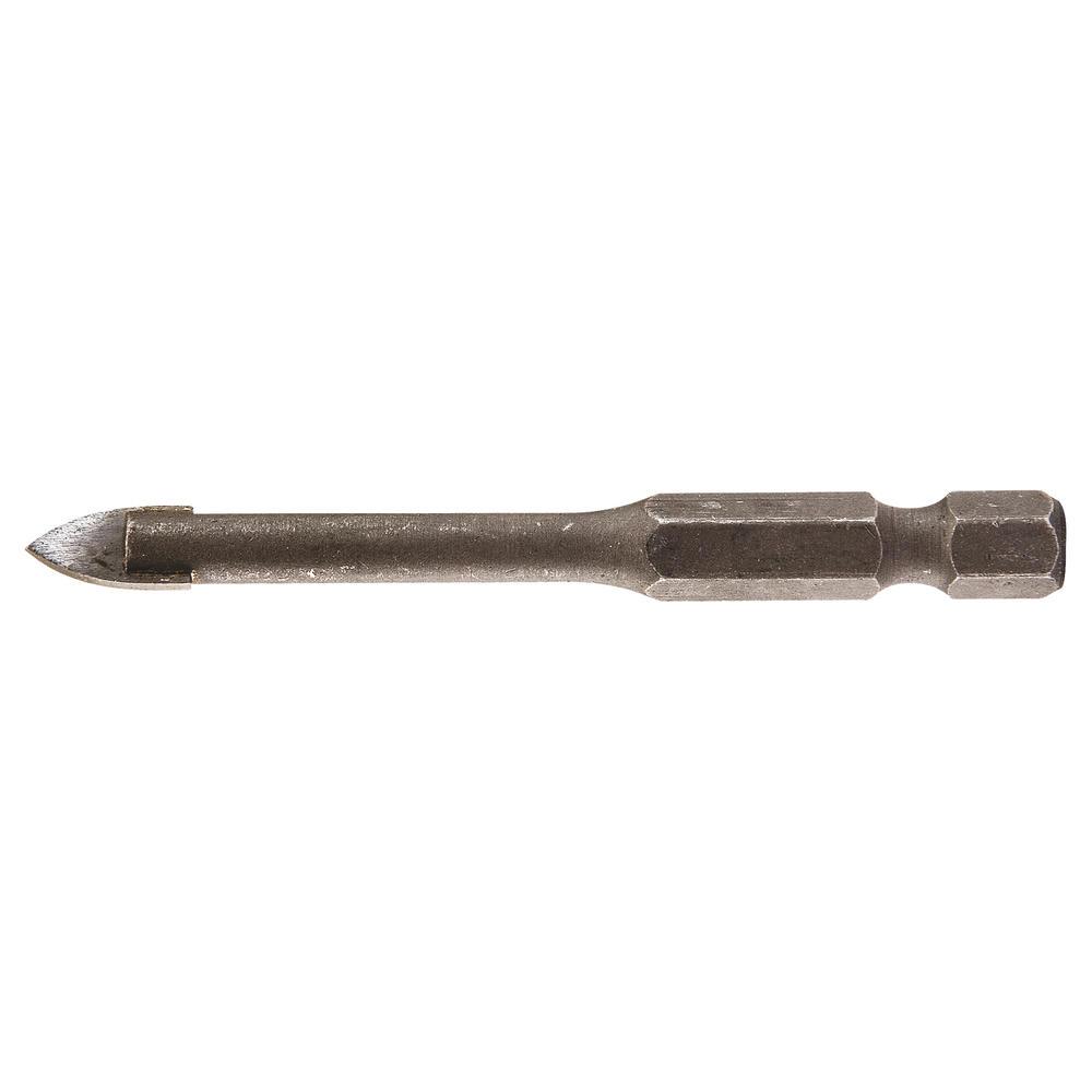 Makita Hex Shank Glass Drill Bit 4mm 65mm Pack of 1