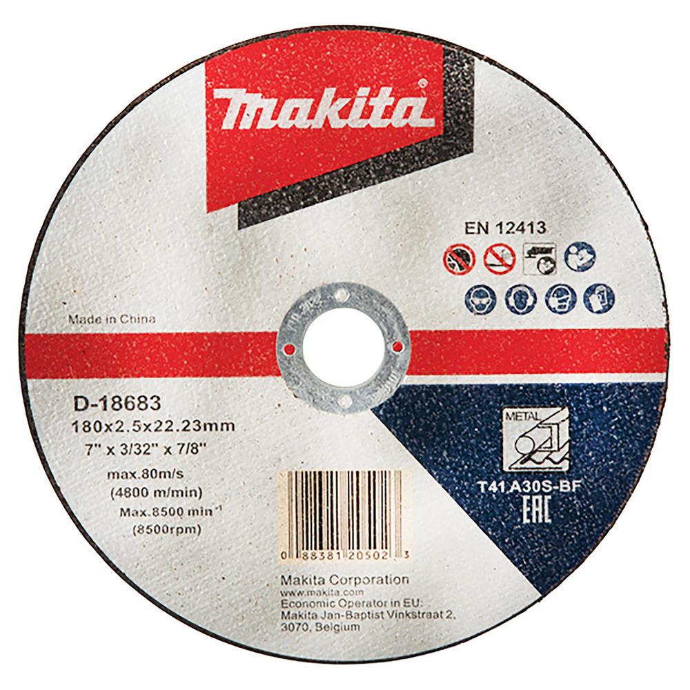 Makita A41 Flat Metal Cutting Disc 180mm