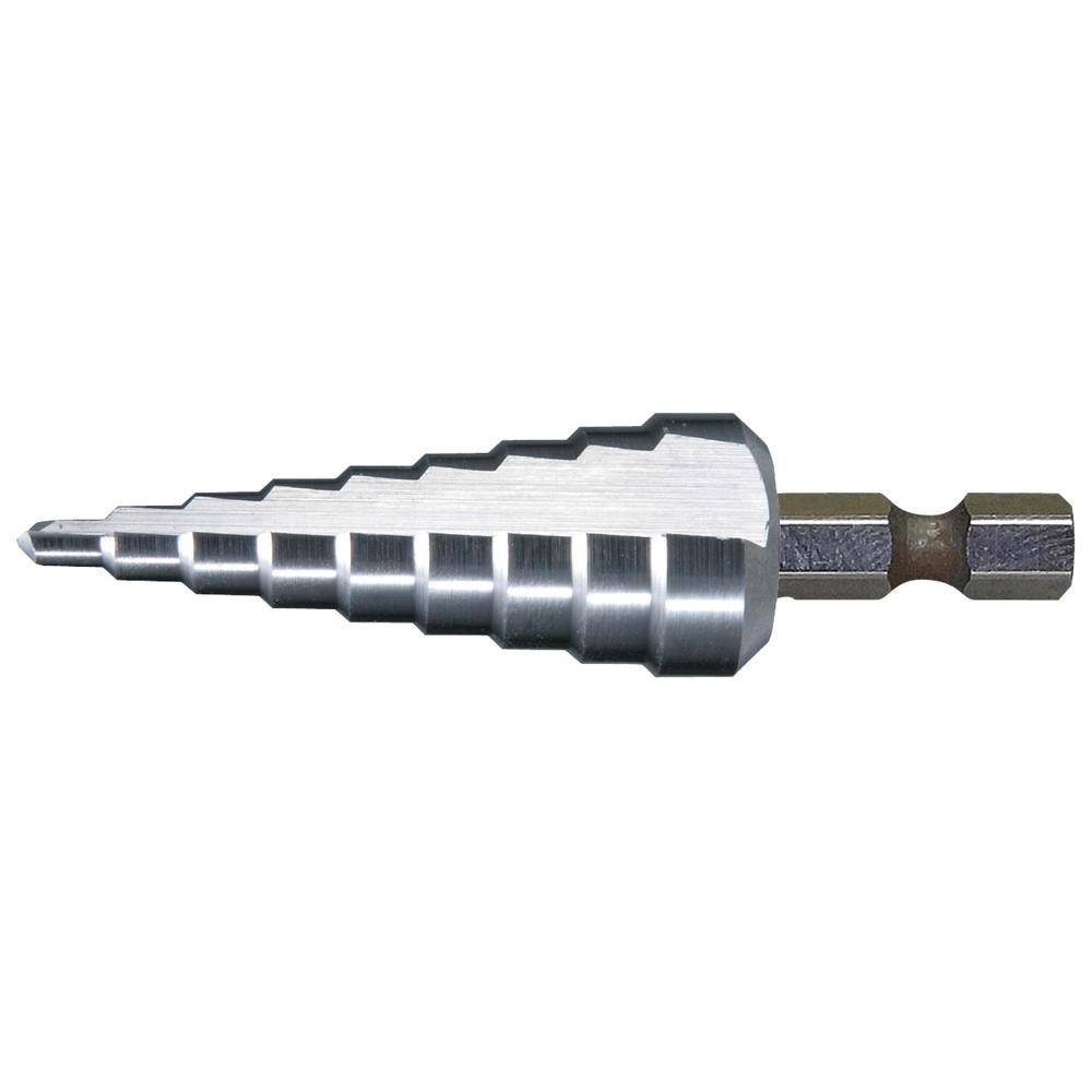 Makita Hex Shank HSS Step Drill Strght Flute