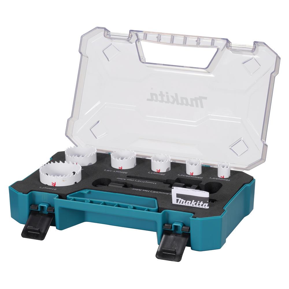 Makita 8 Piece Electricians Bi Metal Hole Saw Set