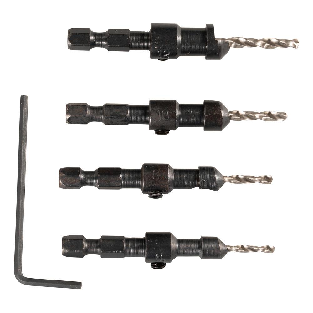 Makita 4 Piece Countersinking Drill Bit Set