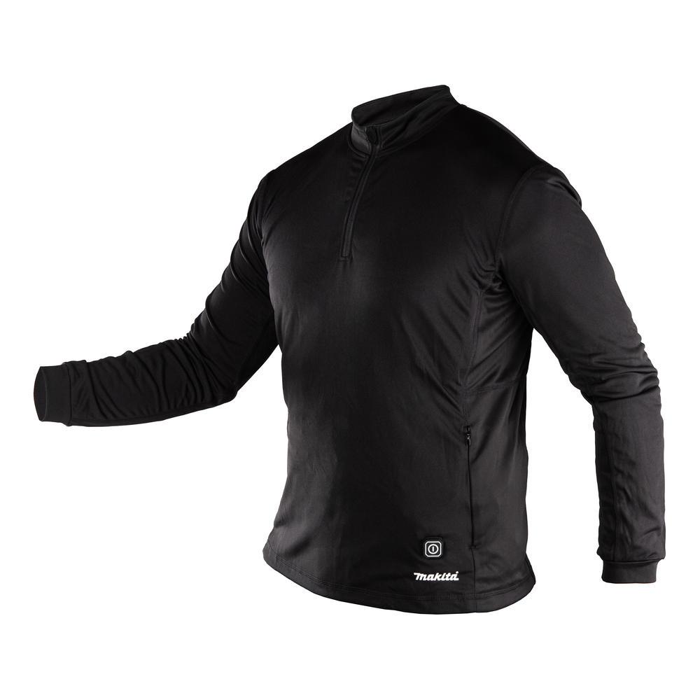 Makita DCX201C 18v LXT Cordless Heated Half Zip Baselayer Shirt