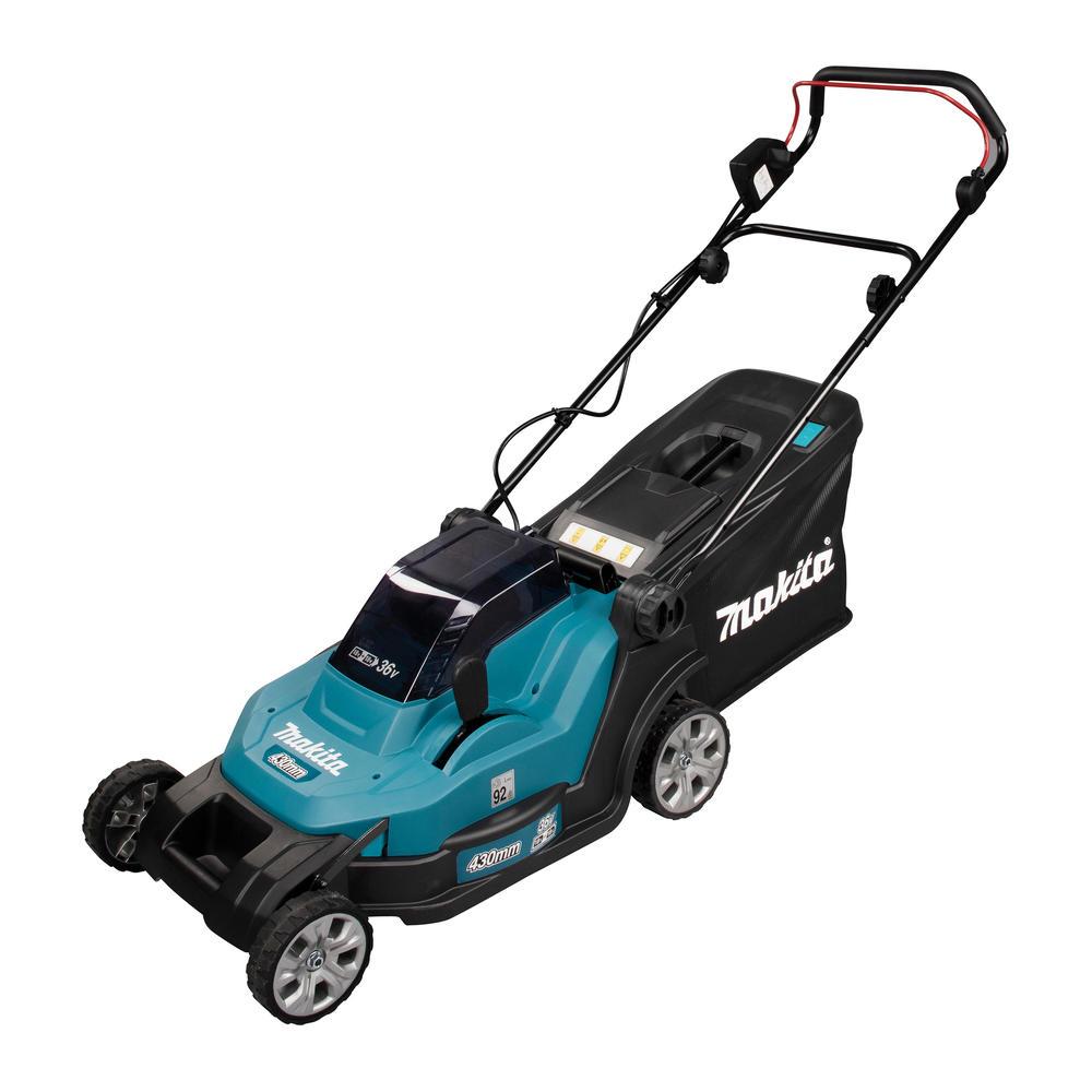 Makita DLM432 Twin 18v LXT Cordless Lawnmower 430mm 2 x 6ah Li-ion Battery Charger
