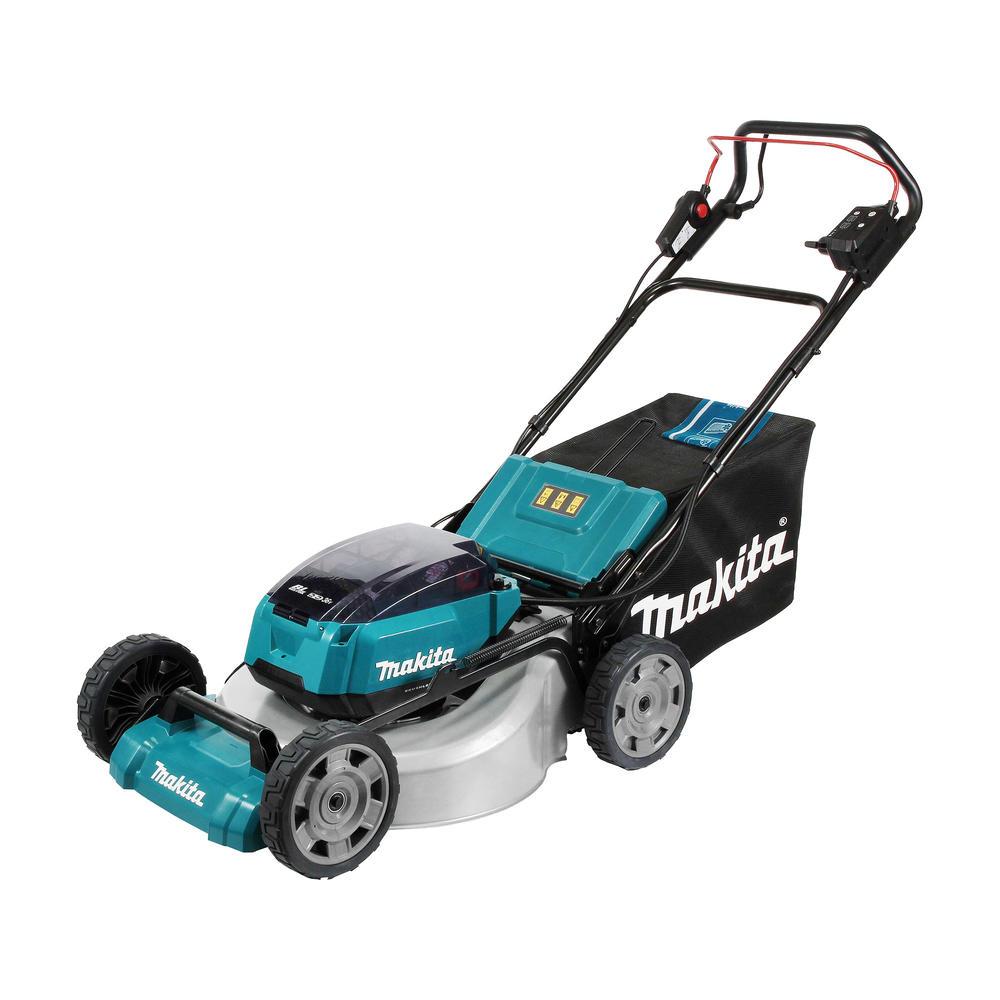 Makita DLM532 Twin 18v LXT Cordless Brushless Lawnmower 530mm No Batteries No Battery Charger