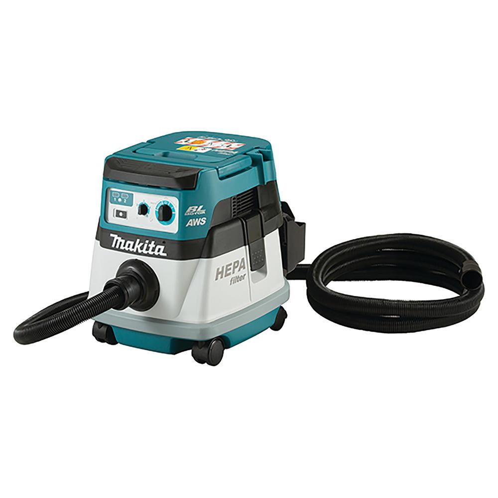 Makita DVC867L Twin 18v LXT Cordless Dust Extractor 8L No Batteries No Battery Charger