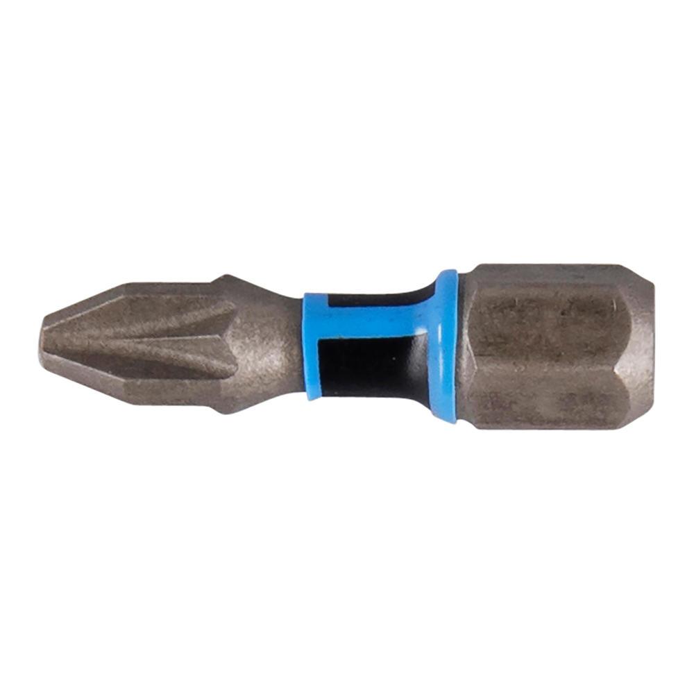 Makita Impact Premier Torsion Pozi Screwdriver Bits PZ2 25mm Pack of 2