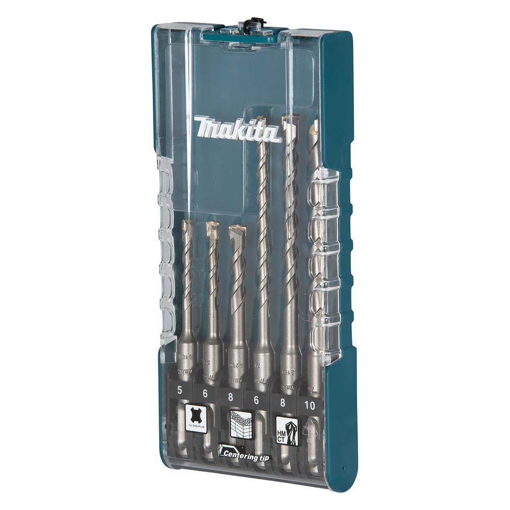 Makita E-15730 6 Piece SDS Plus Drill Bit Set