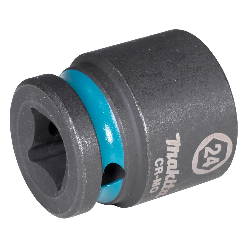 Makita 1/2" Drive Impact Black Impact Socket 1/2" 24mm