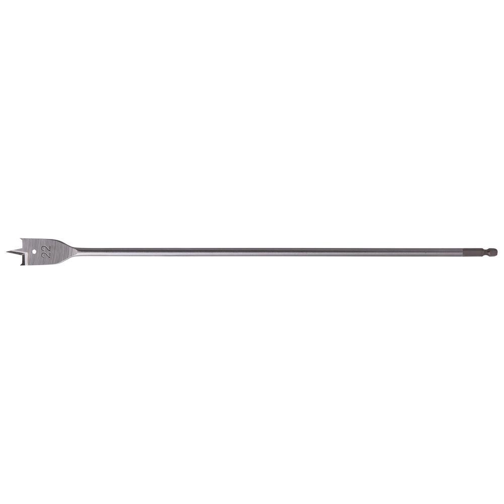 Makita 1/4" Hex Shank Flat Wood Drill Bit 22mm 400mm Pack of 1