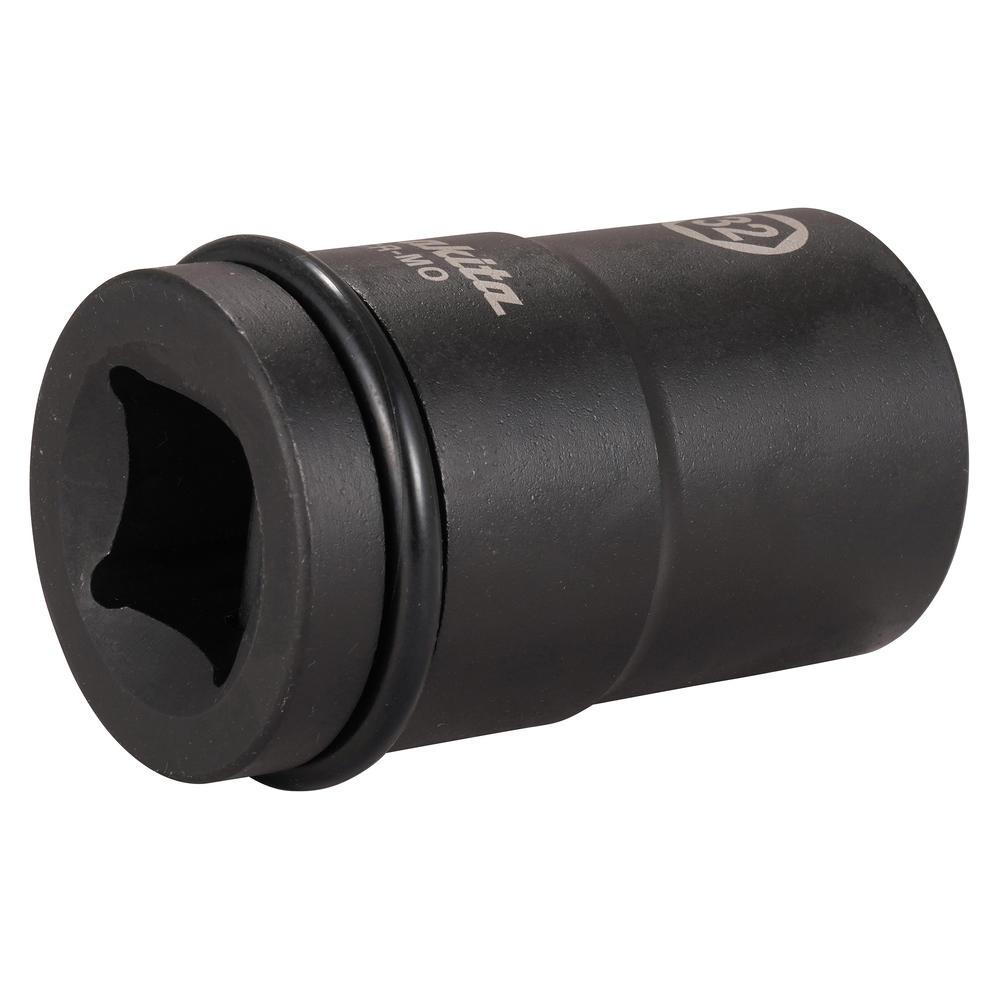 Makita 1" Drive Deep Hexagon Impact Socket 1" 32mm
