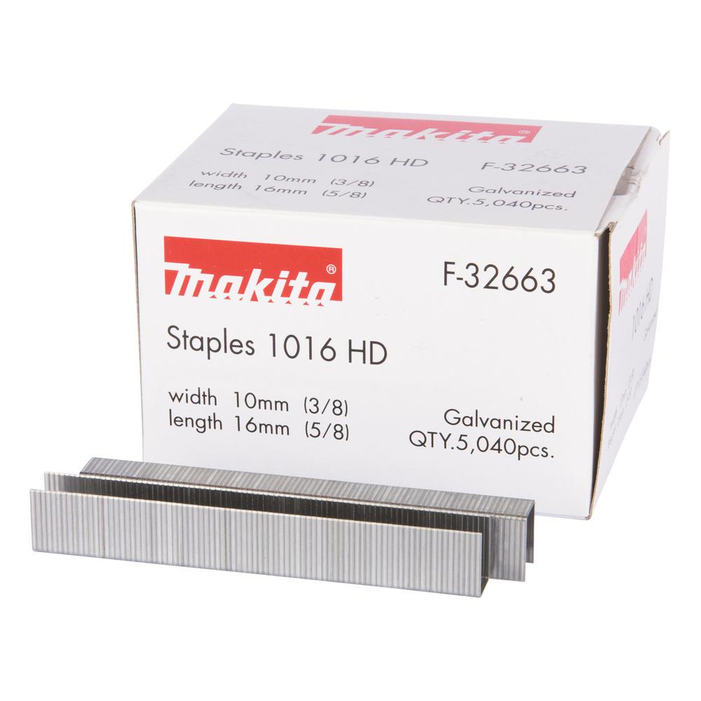 Makita Staples for DST221 Cordless Staple Gun 16mm Pack of 5000