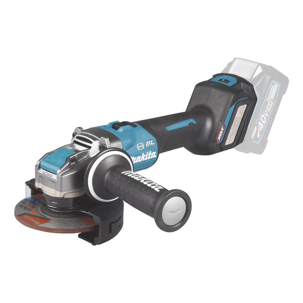 Makita GA041G 40v Max XGT Cordless Brushless X LOCK Angle Grinder 125mm No Batteries No Battery Charger Case