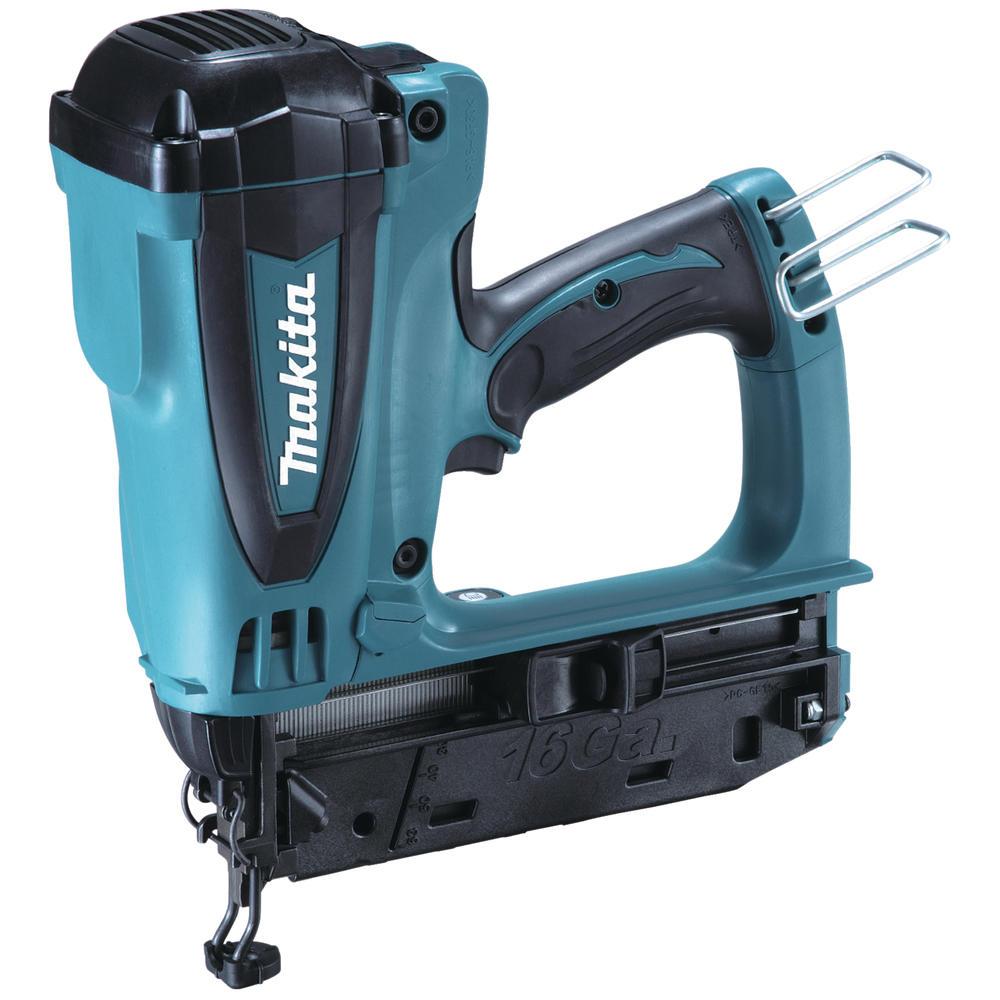 Makita GF600SE Cordless Gas Second Fix Finish Nailer 2 x 1ah Li-ion Battery Charger Case